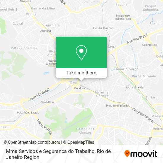 Mma Servicos e Seguranca do Trabalho map