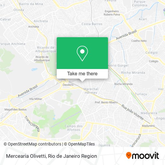 Mercearia Olivetti map