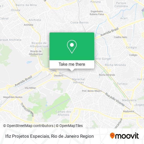 Ifiz Projetos Especiais map