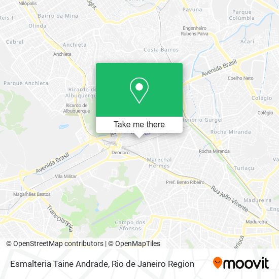 Esmalteria Taine Andrade map