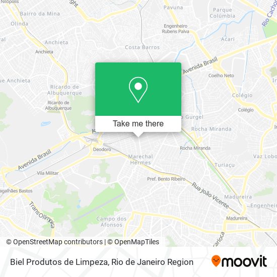 Biel Produtos de Limpeza map