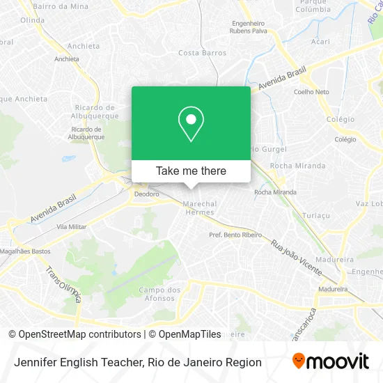 Jennifer English Teacher map