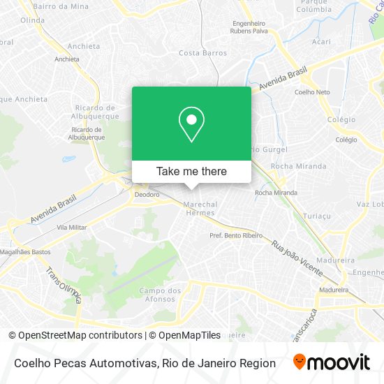 Coelho Pecas Automotivas map