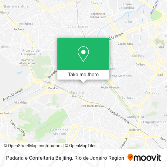 Padaria e Confeitaria Beijiing map