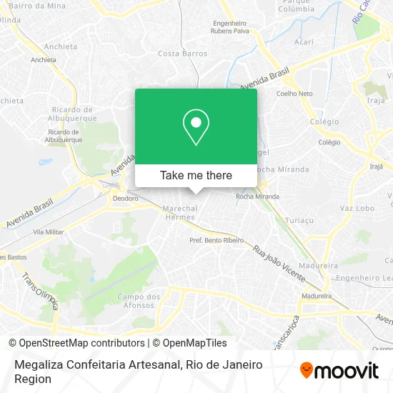 Megaliza Confeitaria Artesanal map