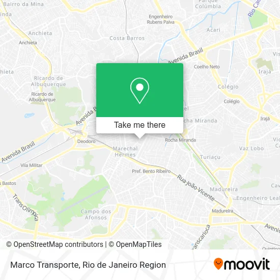Marco Transporte map