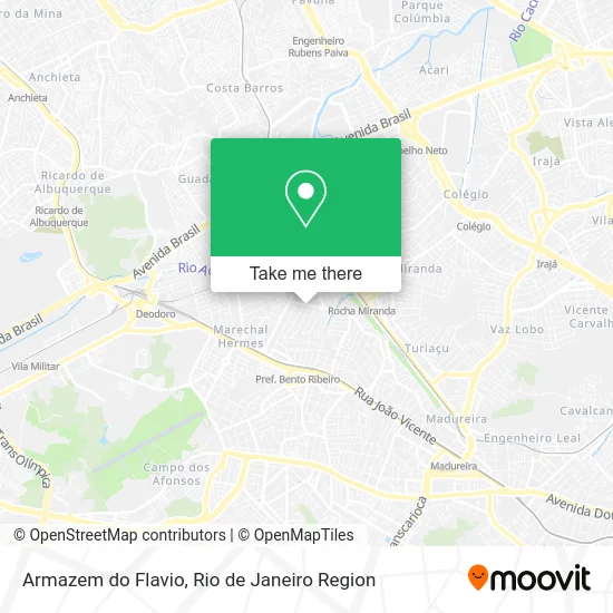 Armazem do Flavio map