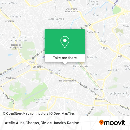 Atelie Aline Chagas map