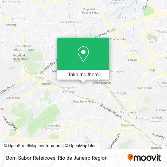 Bom Sabor Refeicoes map