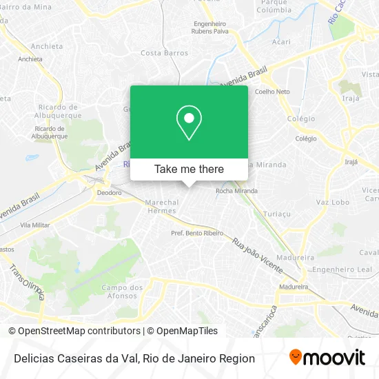 Delicias Caseiras da Val map