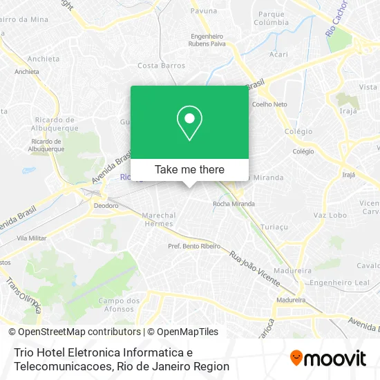 Trio Hotel Eletronica Informatica e Telecomunicacoes map