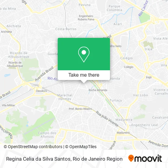 Regina Celia da Silva Santos map