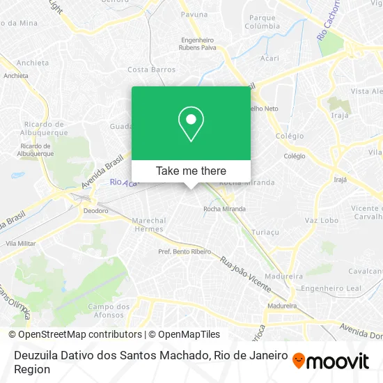Deuzuila Dativo dos Santos Machado map