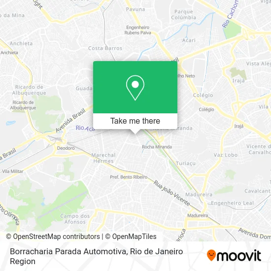 Borracharia Parada Automotiva map