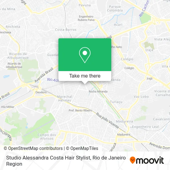 Studio Alessandra Costa Hair Stylist map