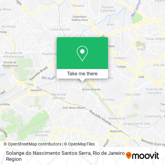 Solange do Nascimento Santos Serra map