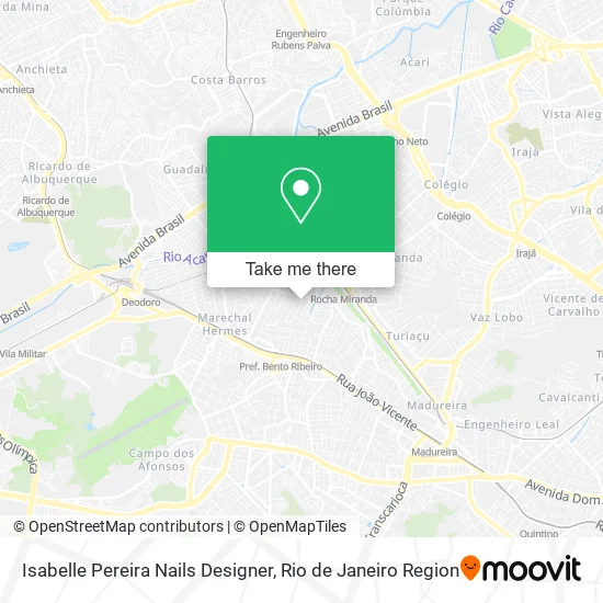 Isabelle Pereira Nails Designer map