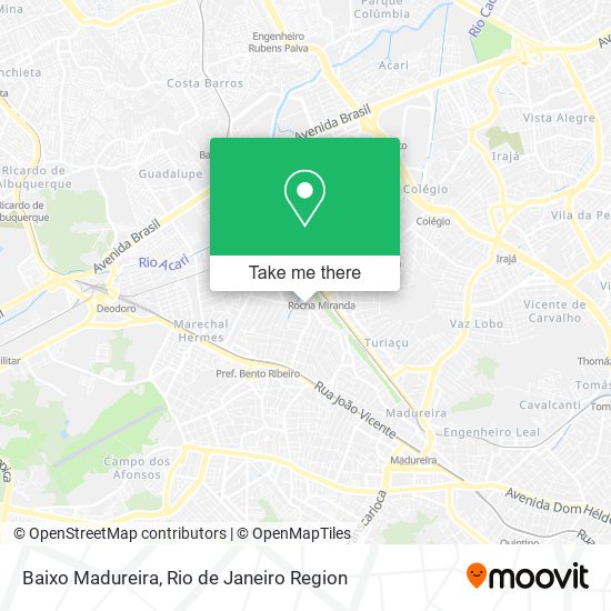 Mapa Baixo Madureira