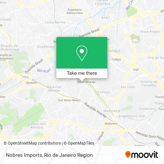 Nobres Imports map