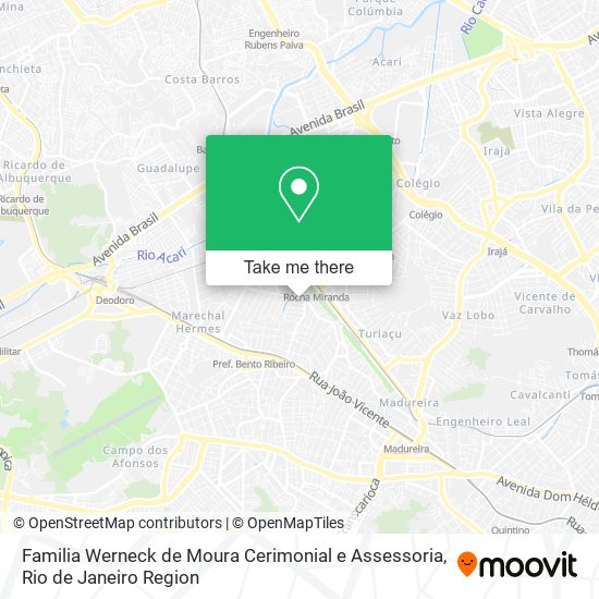 Familia Werneck de Moura Cerimonial e Assessoria map