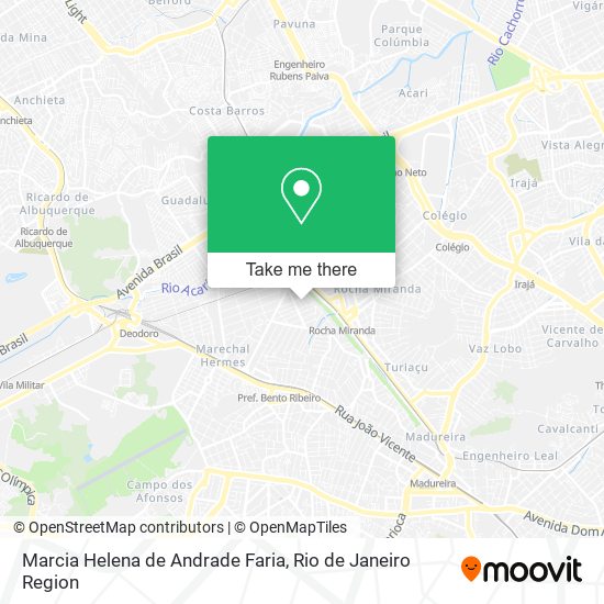 Marcia Helena de Andrade Faria map