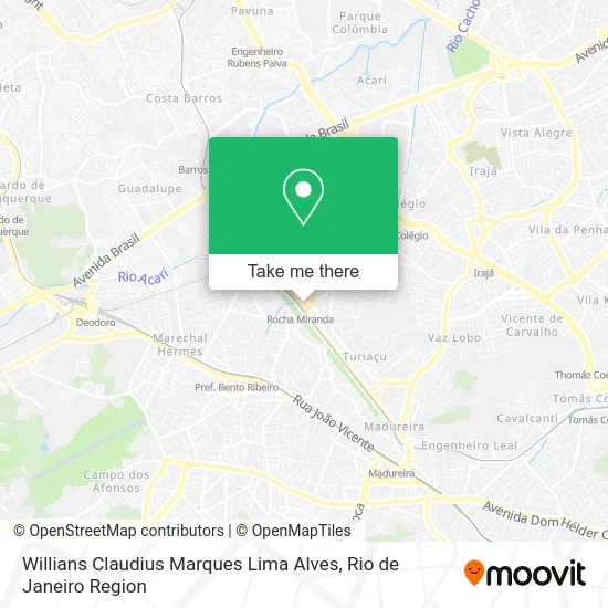 Willians Claudius Marques Lima Alves map