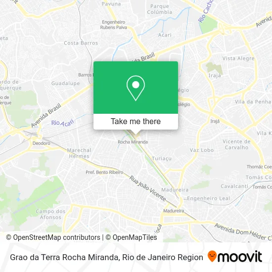 Grao da Terra Rocha Miranda map