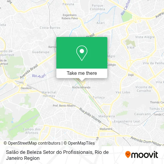 Salão de Beleza Setor do Profissionais map
