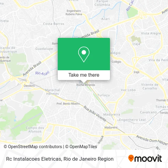 Rc Instalacoes Eletricas map