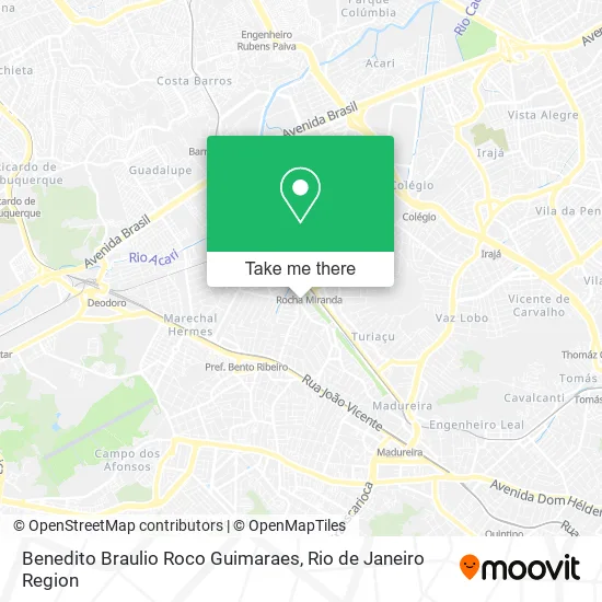 Benedito Braulio Roco Guimaraes map