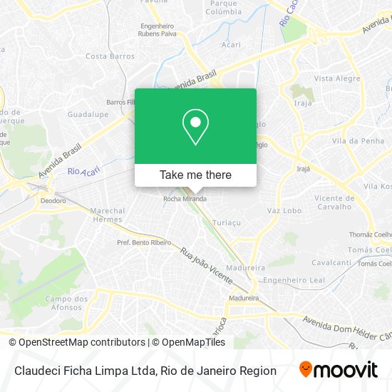 Claudeci Ficha Limpa Ltda map