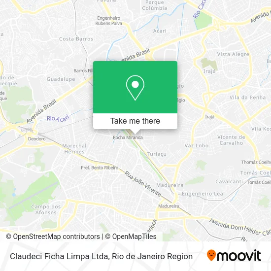 Claudeci Ficha Limpa Ltda map