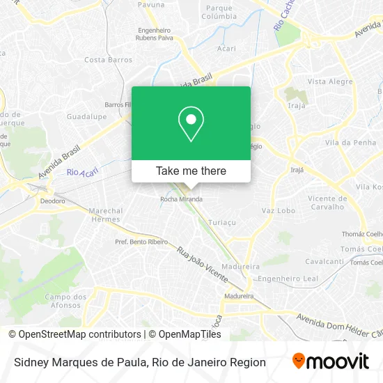 Sidney Marques de Paula map