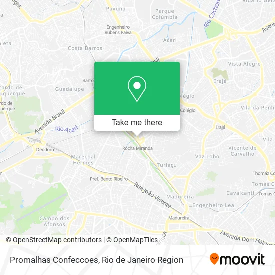 Promalhas Confeccoes map