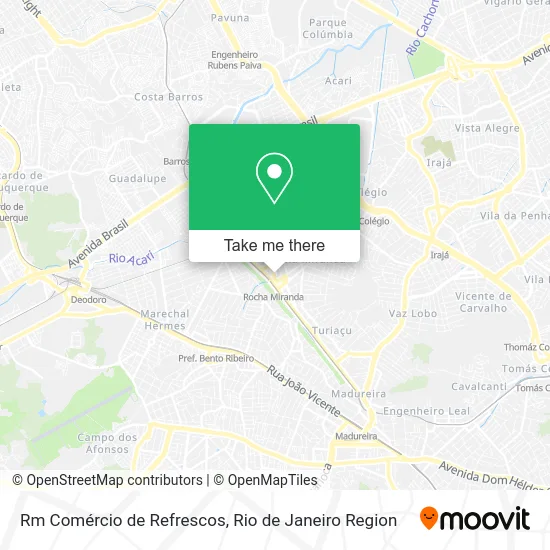 Rm Comércio de Refrescos map