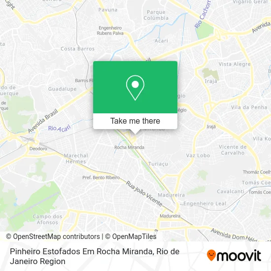 Pinheiro Estofados Em Rocha Miranda map