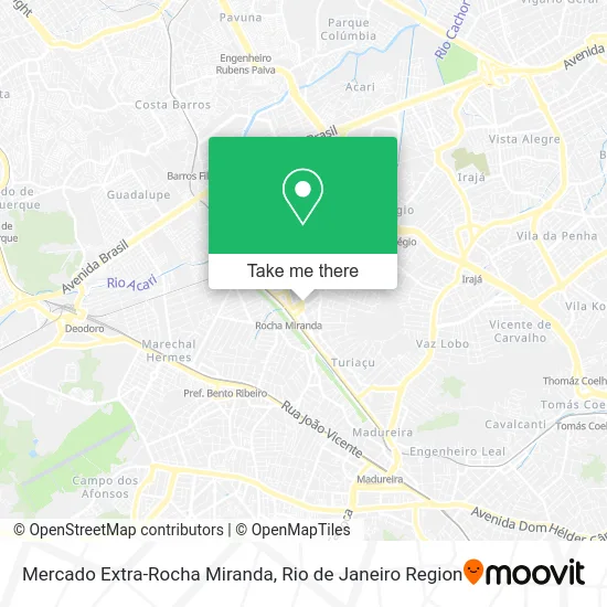 Mercado Extra-Rocha Miranda map