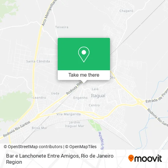 Bar e Lanchonete Entre Amigos map