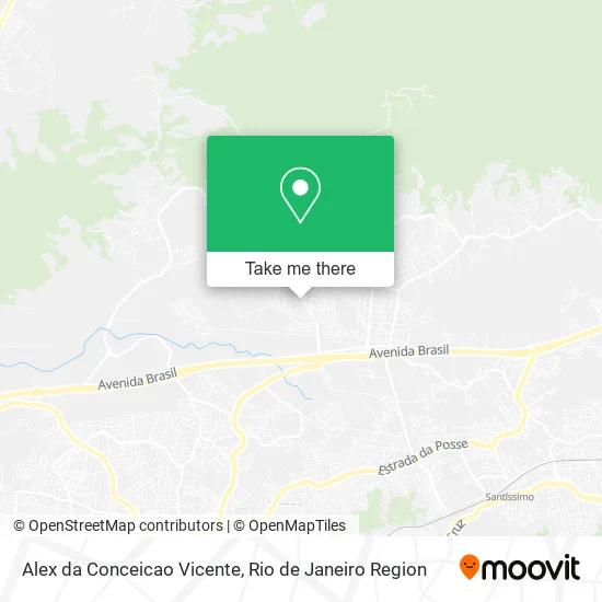 Alex da Conceicao Vicente map