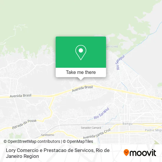 Lory Comercio e Prestacao de Servicos map
