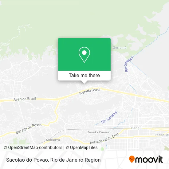 Sacolao do Povao map