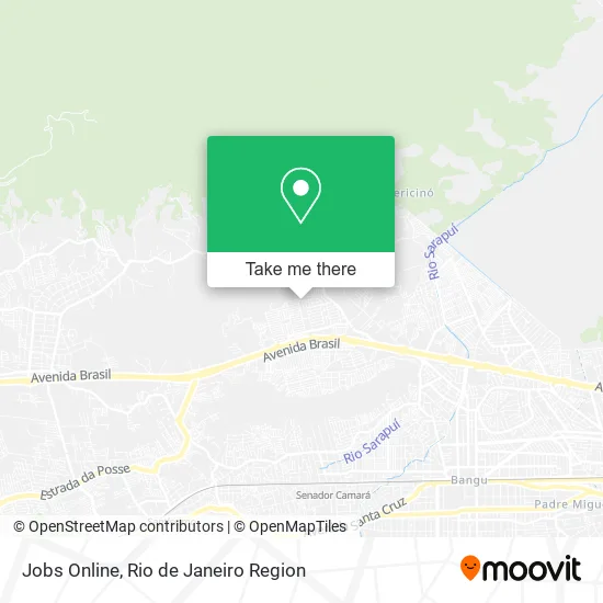 Jobs Online map