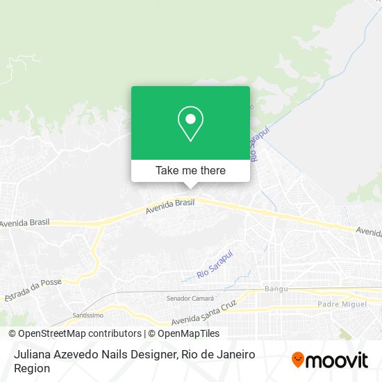 Juliana Azevedo Nails Designer map
