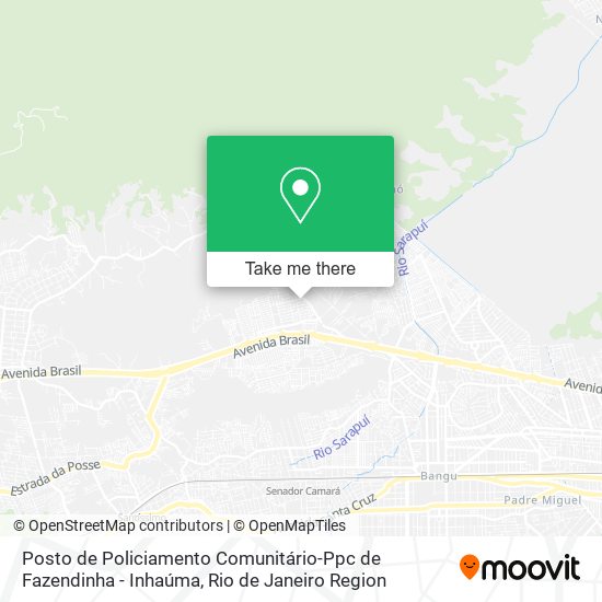 Posto de Policiamento Comunitário-Ppc de Fazendinha - Inhaúma map