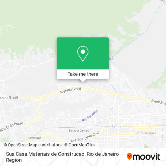 Sua Casa Materiais de Construcao map
