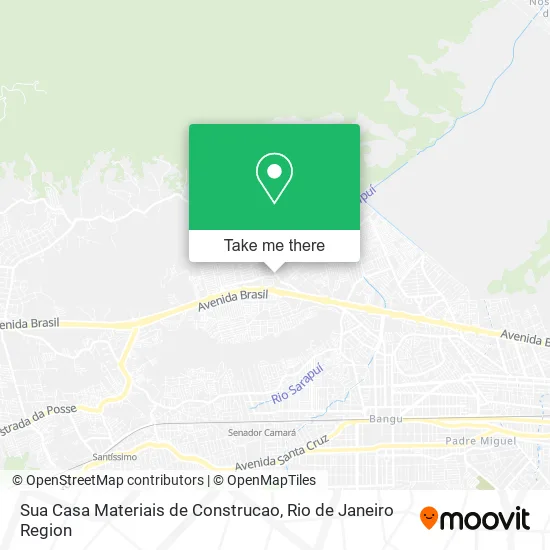 Sua Casa Materiais de Construcao map