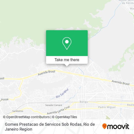 Gomes Prestacao de Servicos Sob Rodas map