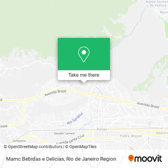 Mamc Bebidas e Delicias map