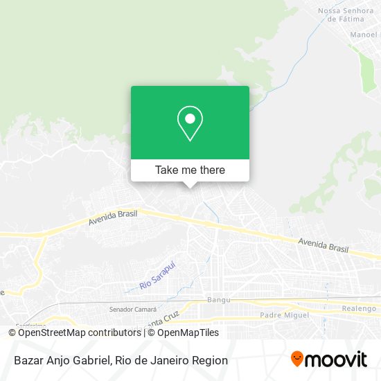 Bazar Anjo Gabriel map