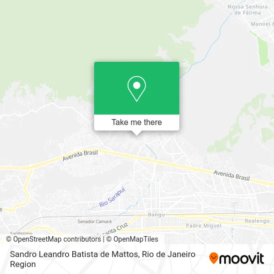 Sandro Leandro Batista de Mattos map